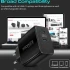 Promate PowerPort-65W Super Speed GaN Fast Charging Adapter with Dual USB Ports